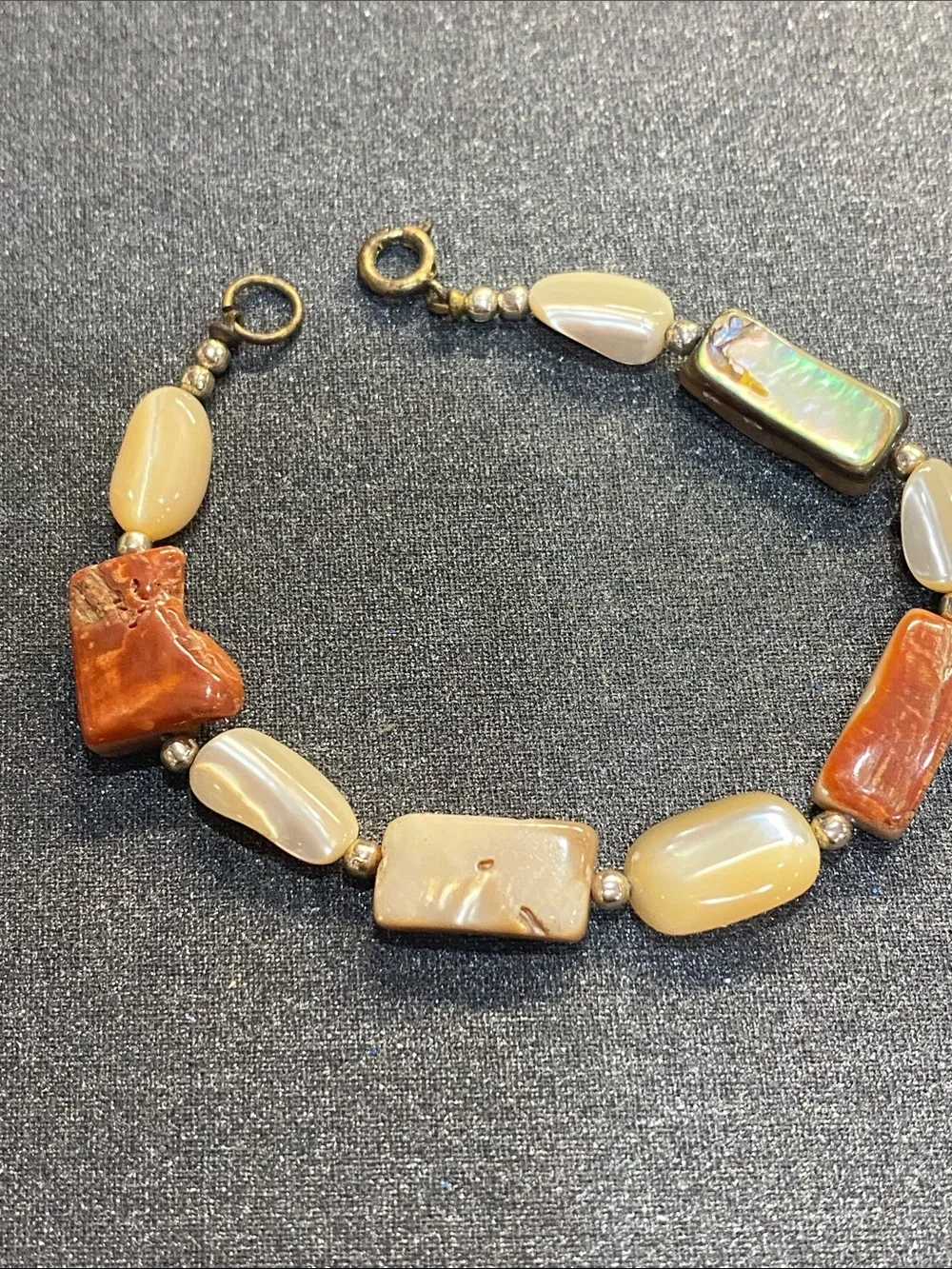 Vintage Mother of Pearl Bracelet 7 inch